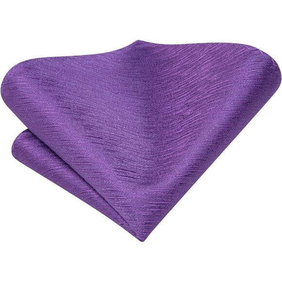 Sophisticated Purple Silk Tie with Textured Pattern - Picture 6 of 7